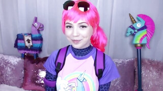 Fortnite cosplayes bige cumizza a műfaszokat