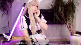 MollyRedWolf - Cosplayes lány dákót szop