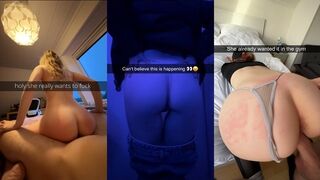 Tini csajok mocskos kefélése snapchat válogatásban